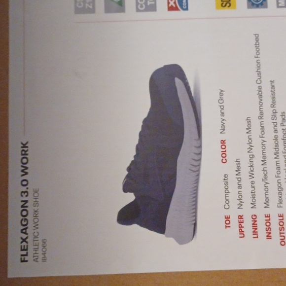 New Athletic Work Shoes - Reebok - Size 6.5 W (Men) - Picture 12 of 14